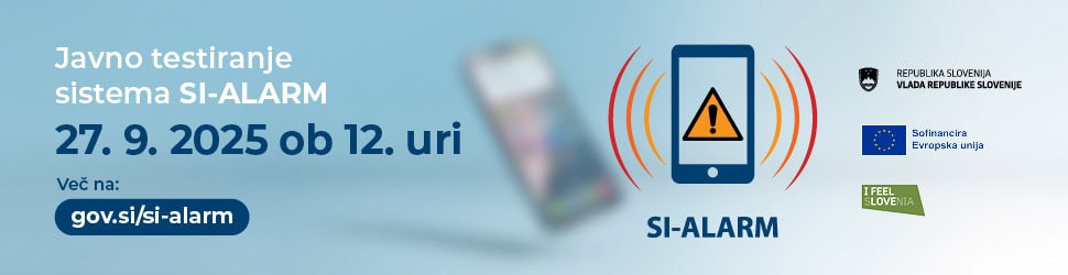 V soboto, 27. septembra 2025, javno testiranje sistema SI-ALARM
